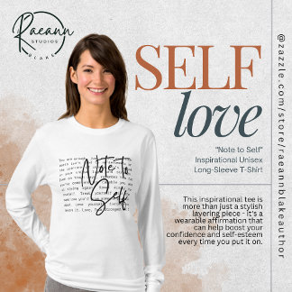 T-shirt "Note à l'individu" Inspirational Unisex long-manc