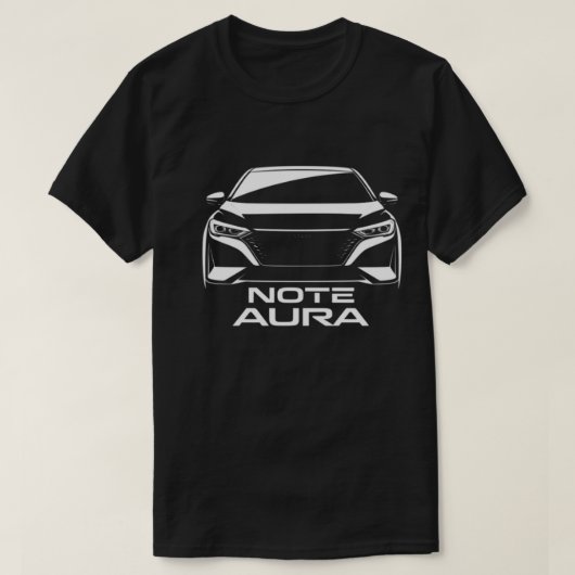 T-SHIRT NOTE AURA (Design devant)