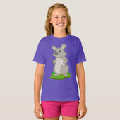 T-shirt Note de l'enseignant sur le lapin (Devant entier)