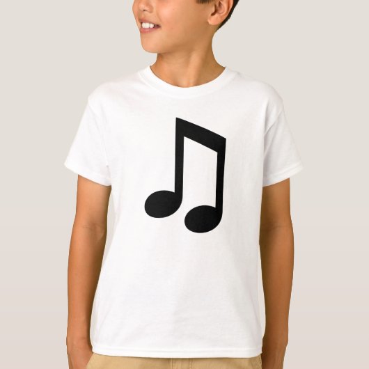 T-shirt Note de musique (Devant)
