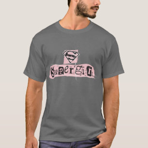 T-shirt Note de rançon de logo de Supergirl