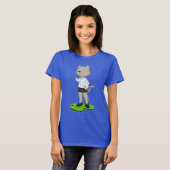 T-shirt Note de secrétaire de chat (Devant entier)