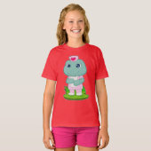 T-shirt Note d'infirmière de grenouille (Devant entier)