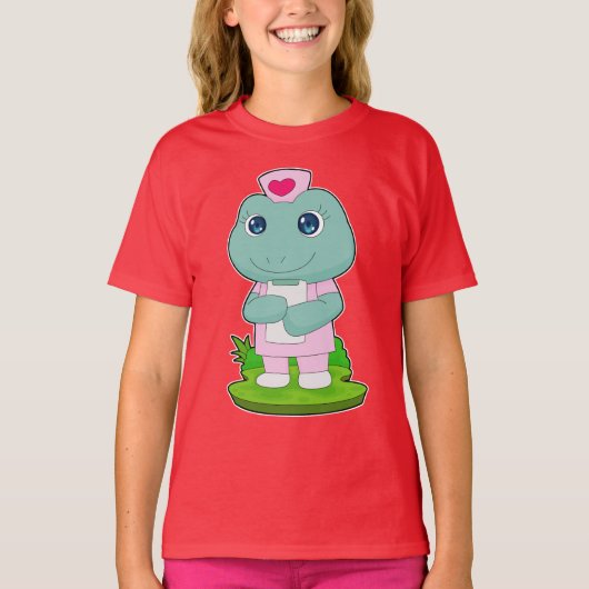 T-shirt Note d'infirmière de grenouille (Devant)