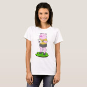 T-shirt Note du secrétaire cochon (Devant entier)