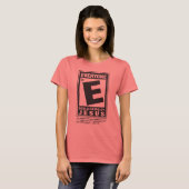 T-shirt note E tee pour dames (Devant entier)