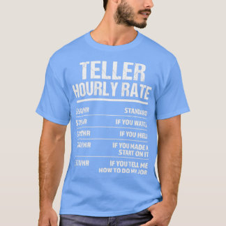 T-shirt Note horaire du vendeur Drôle cadeau d'anniversair