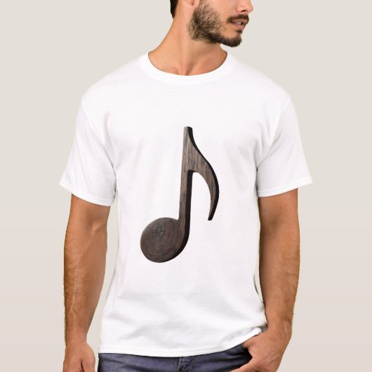 T-shirt Note musicale - huit notes (Devant)