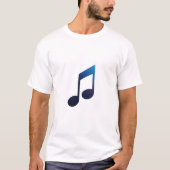 T-shirt Note musicale - huit notes (Devant)