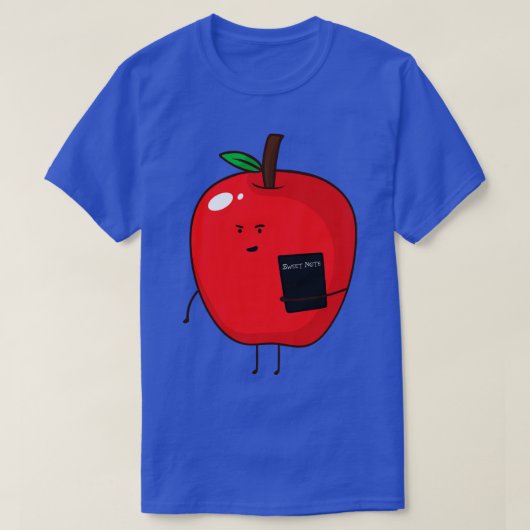 T-shirt Note sucrée à la pomme (Design devant)