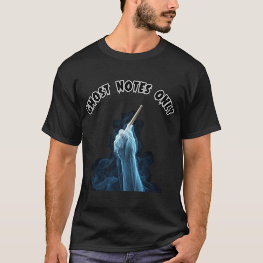 T-shirt Notes de fantôme uniquement (Devant)