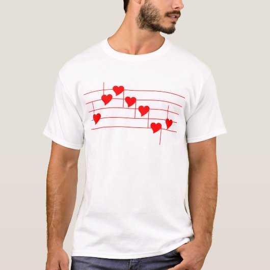 T-shirt Notes de Love'n (Devant)