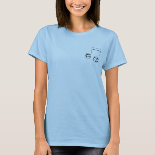 T-shirt notes de musique (Devant)