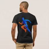 T-shirt Notes de musique de microphone Design de chant rét (Dos entier)