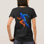 T-shirt Notes de musique de microphone Design de chant rét (Dos)