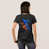 T-shirt Notes de musique de microphone Design de chant rét (Dos entier)