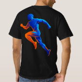 T-shirt Notes de musique de microphone Design de chant rét (Dos)
