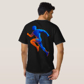 T-shirt Notes de musique de microphone Design de chant rét (Dos entier)