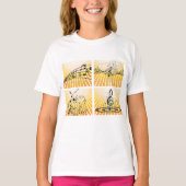 T-shirt Notes de Musique Explosion Abstraite (Devant)