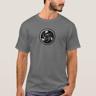 T-shirt Notes de musique métallique