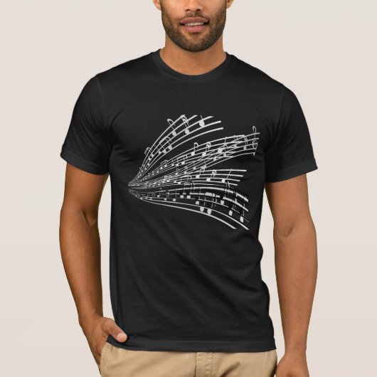 T-shirt Notes de musique ~ Symboles de notation musicale T (Devant)