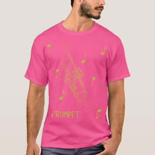 T-shirt Notes de musique Trumpet