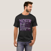 T-shirt Notes et autres documents NOSTR transmis par relai (Devant entier)