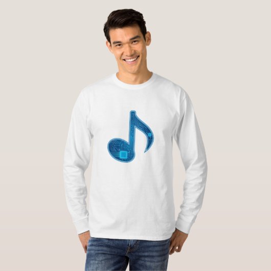 T-shirt Notes musicales (Devant entier)