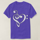 T-shirt Notes musicales 2  (Design devant)