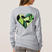 T-shirt Notes musicales Coeur (Dos)
