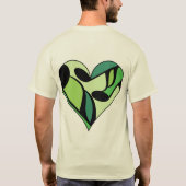 T-shirt Notes musicales Coeur (Dos)