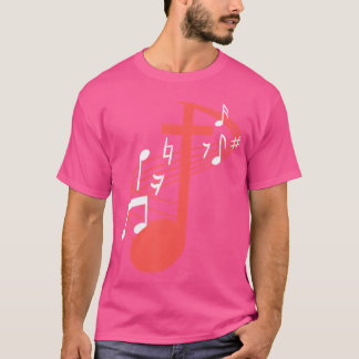 T-shirt Notes musicales Cross Christ Jesus Church Musique