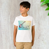 T-shirt Notes musicales de guitare électrique