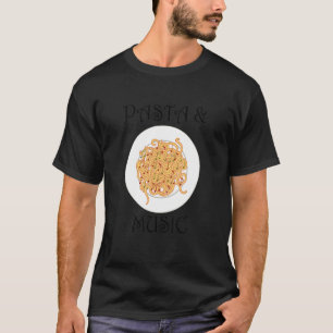 T-shirt Notes musicales de Pasta Clef Spaghetti