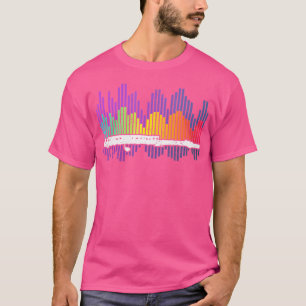 T-shirt Notes musicales Instruments de musique Flûte à Cle