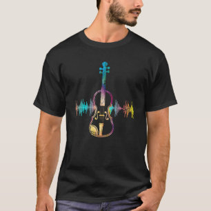 T-shirt Notes musicales Musique classique Joueur de violon