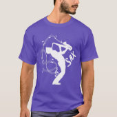 T-shirt Notes musicales Saxophone Player Cool Graphisme (Devant)