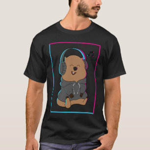 T-shirt Notes musicales Wombat Musicien mignon Rodent