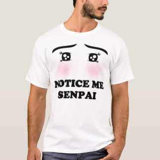 T-shirt Notez-moi fille de rougissement Kawaii Manga