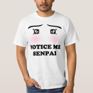 T-shirt Notez-moi fille de rougissement Kawaii Manga
