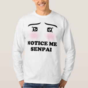 T-shirt Notez-moi fille de rougissement Kawaii Manga