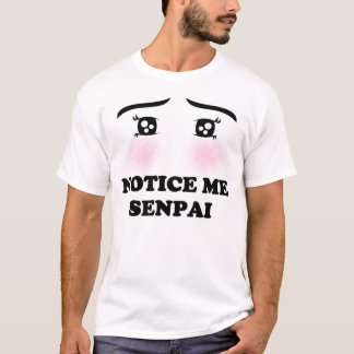T-shirt Notez-moi fille de rougissement Kawaii Suki