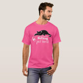 T-shirt Nothing Black Cat Pet (Devant entier)