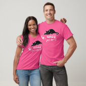 T-shirt Nothing Black Cat Pet (Unisexe)