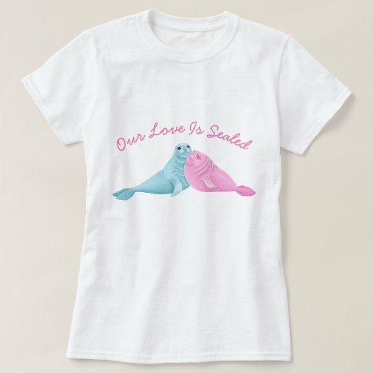 T-shirt Notre amour est scellé (Design devant)