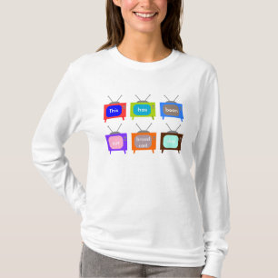 T-shirt Notre conception de la télévision TV de jour