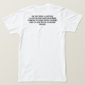 T-shirt Notre conception juridique (Design dos)