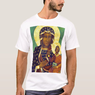 T-shirt Notre dame de Czestochowa Black Madonna Icon Polog
