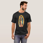 T-shirt Notre-Dame de Guadalupe et la Vierge de Jésus Mar (Devant entier)