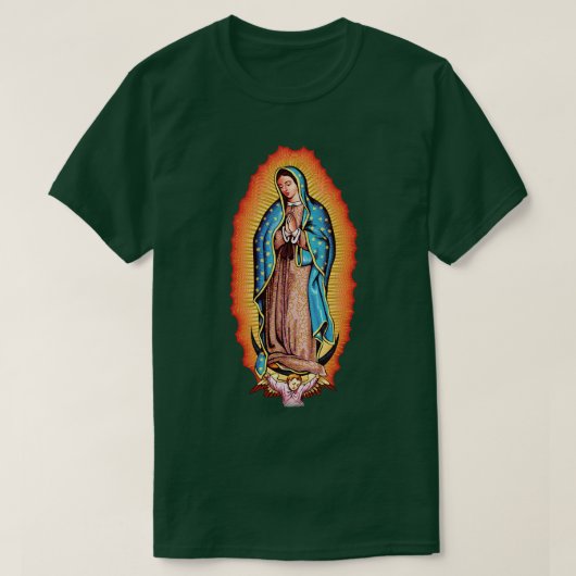 T-shirt Notre-Dame de Guadalupe Vierge Marie (Design devant)
